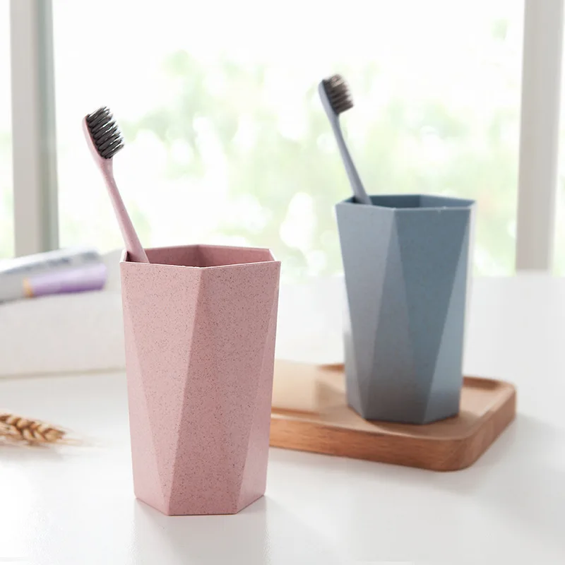 Пшеничная соломенная удочка выразительная многоугольная чашка для полоскания