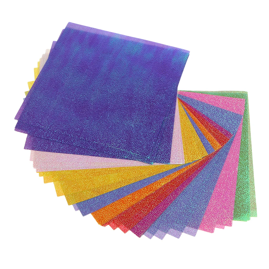 

50x Specialty Pearlescent Shimmer Paper for Card Making Decor Kids DIY Crafting