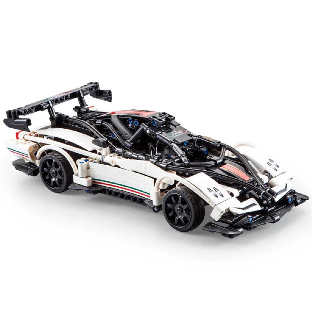 

Building Block Sets Vehicle Model Collection Kit, APP City Remote Control Car Sports Car, Original MOC Design, 457 Pieces