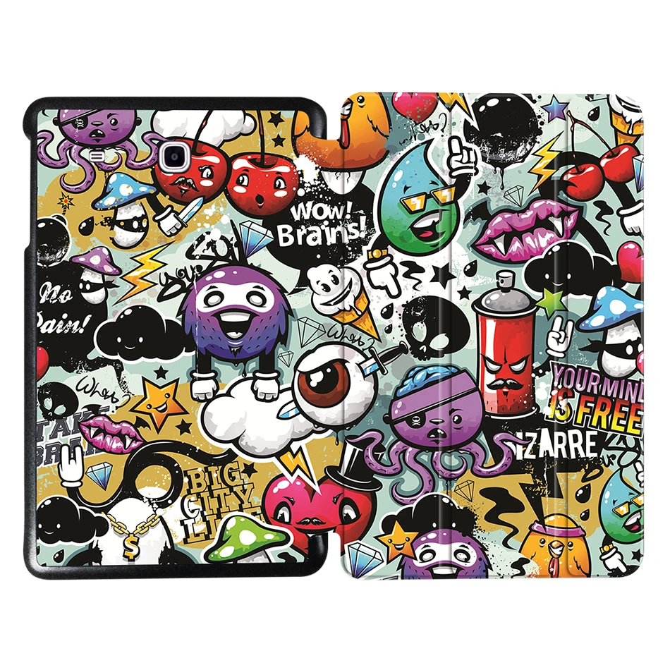 MTT чехол для планшета для samsung Galaxy Tab E 9,6 дюймов T560 T561 T565 T567V Тонкий чехол из искусственной кожи с трехслойной магнитной подставкой