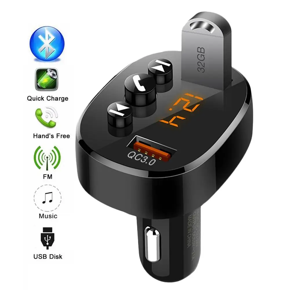 Автомобильный u-диск Bluetooth приемник многофункциональное зарядное устройство