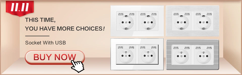 International standard wall 6 Gang switch strip white tempered glass material panel wall lamp smart touch switch accessories hom