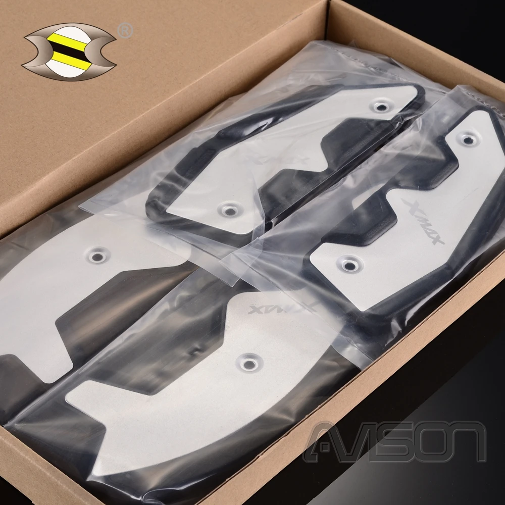 Для XMAX300 сапоги XMAX 125 250 300 спереди и сзади колышки пластины 2017 2021 Алюминий