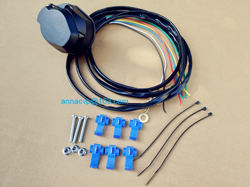 7 контактный разъем для прицепа пластиковая розетка Предварительно Проводные