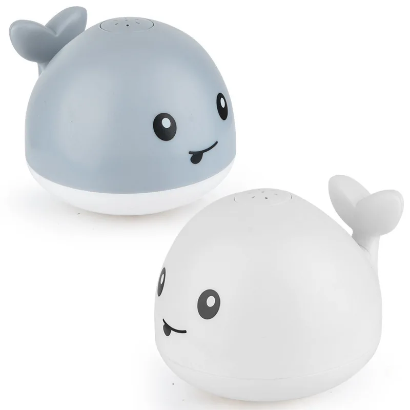 

Cross-Border Water Sensing Electric Whale Water Spray Ball Light Music Universal Shui-Lu Baby Bathroom Bath Toys