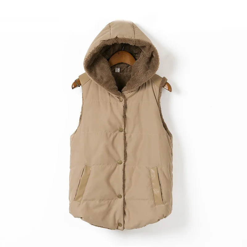 VIIANLES теплый кашемировый жилет модное зимнее пальто шерстяной Повседневный