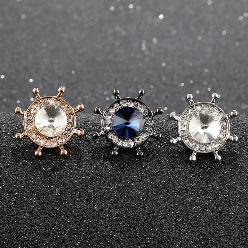 

New Pins Broche Navy Style Mini Brooch Brooch, Boat Rudder Collar Pin, Men's Suit Badge Button Shirt Accessories Classic Unisex