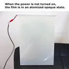 Умная Затемняющая пленка PDLC, Тонировочная пленка для домашнего кинотеатра, конференц-зала, смарт-пленка формата А4, 21*29 см, электрическая самоклеящаяся