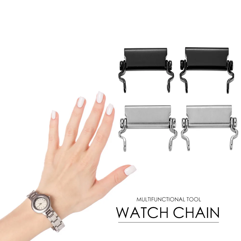 

2pcs 22mm Watch Link Buckle Multifunctional Tool Bracelet Strap Multifunction Bolt Install watch-specific connection buckle