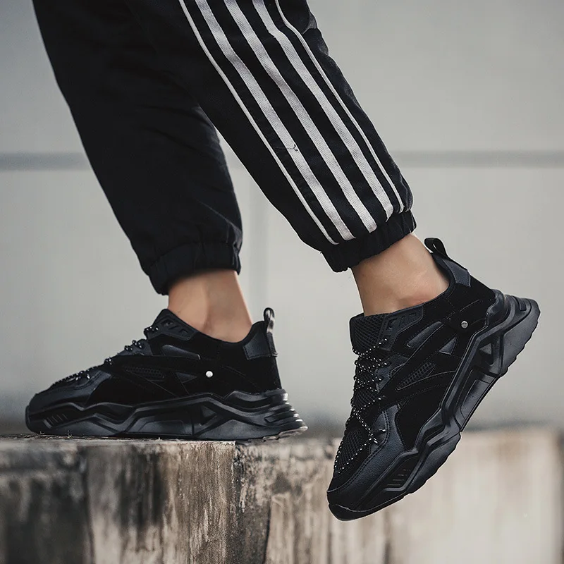 Кроссовки мужские цветные на шнуровке дышащие удобные Повседневная модная