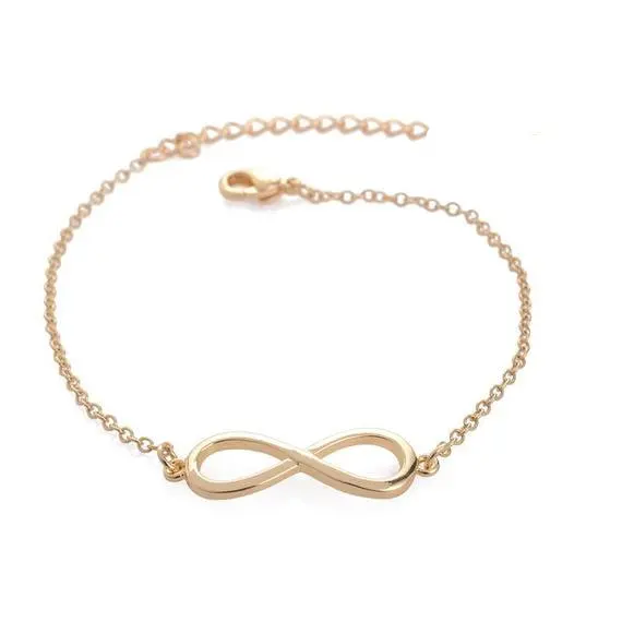 

Chinese lucky symbol number 8 Unique One Direction Infinity Bracelets Men Cute Simple Infinite Number Figure 8 Eight Bracelet