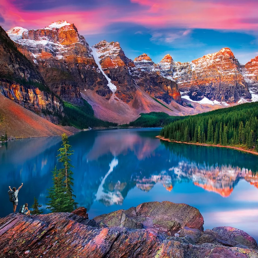 JMINE Div 5D горный речной природный ландшафт полная Алмазная краска для вышивки