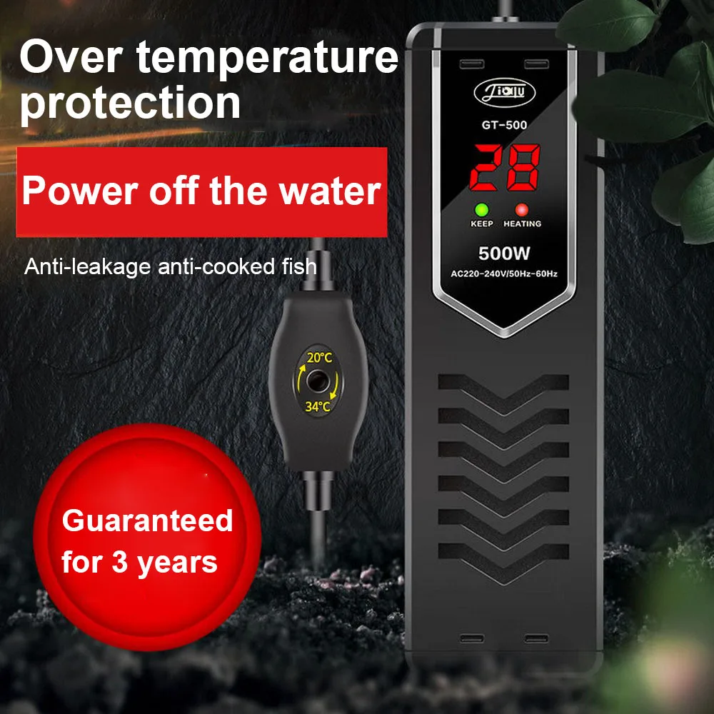 Нагревательный стержень нагреватель для аквариума товары домашних животных 100