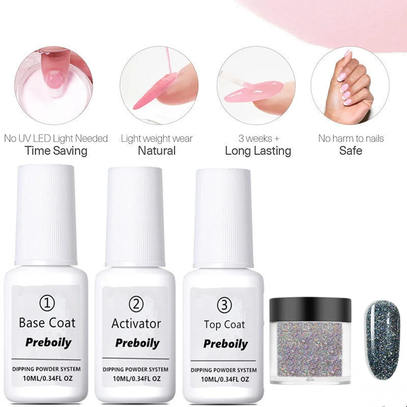 4pcs Set17 4 шт./лот Dip порошок для ногтей набор блеск Diping порошок для ногтей здоровый цвет ногтей порошок натуральный сухой ногтей салон 10 г/кор - Цвет: 4pcs Set17