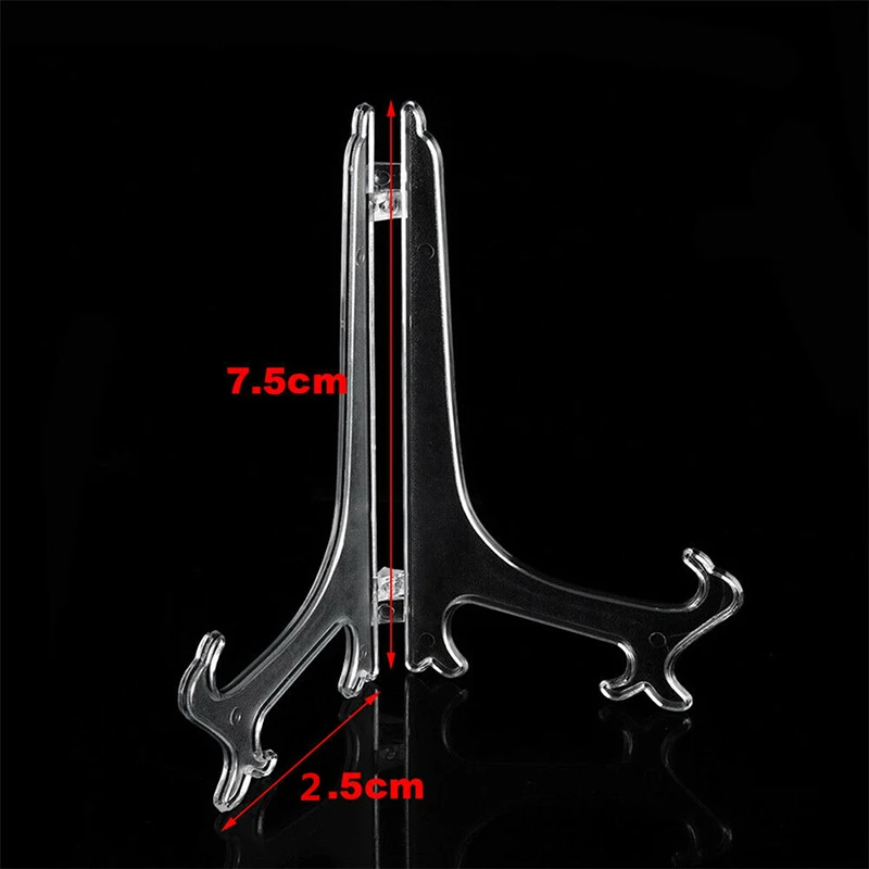 25/50 шт. прозрачные пластиковые мольберты или подставки/Держатели для