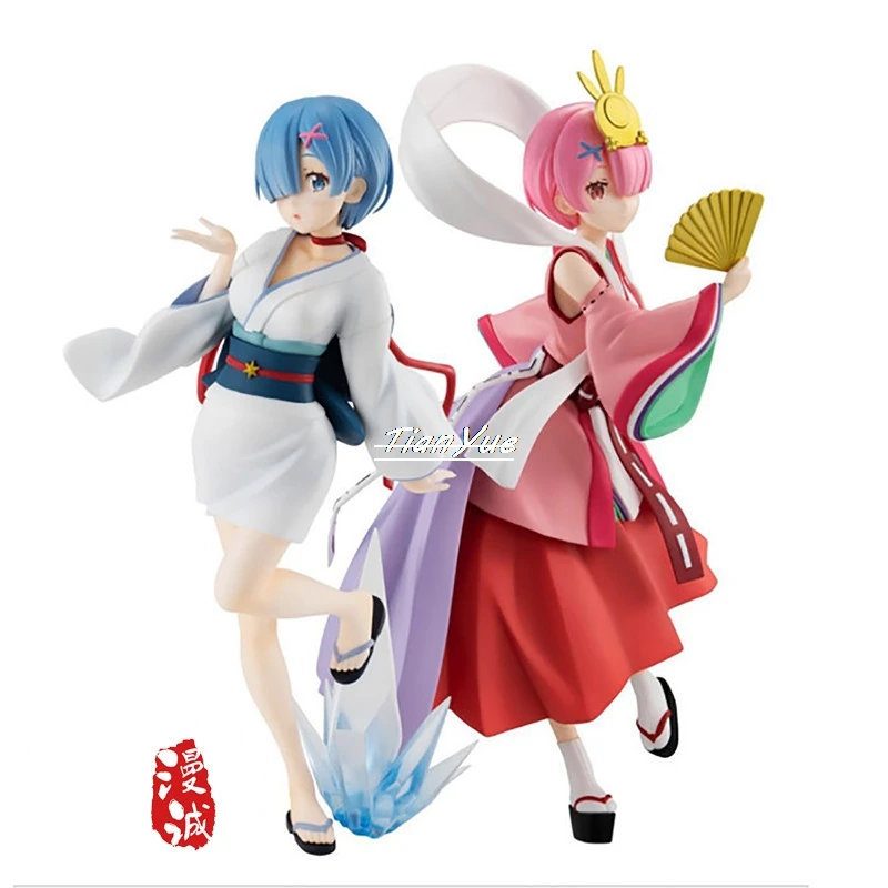 

Ответ: жизнь в другом мире от нуля Rem Ram yuki onna Ver. Экшн-фигурки для девочек, модели игрушек 15 см