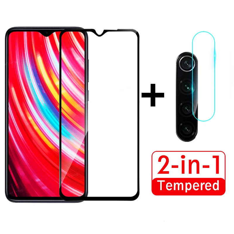 Пленка для объектива камеры 2 в 1 стекло Xiaomi Redmi Note 8 Pro t 8A полное покрытие