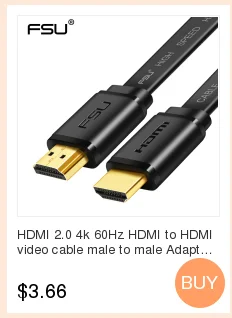 USB C type c к HDMI 4K Кабель-адаптер для мужчин и женщин USB C HDMI конвертер для Macbook pro samsung s9 s10 huawei mate 20 P30 pro