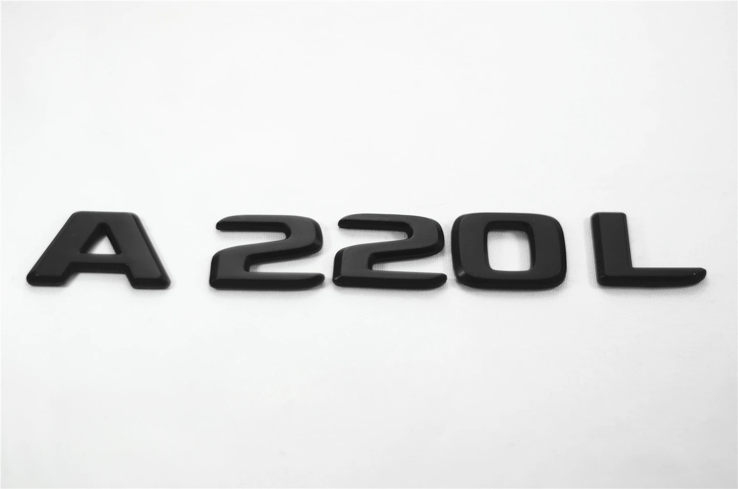 

Emblem Badge Matt Black Decal Trunk Rear ABS for Mercedes Benz A250L A220Ld A220L A200Ld A200L Car Sticker Exterior Decoration