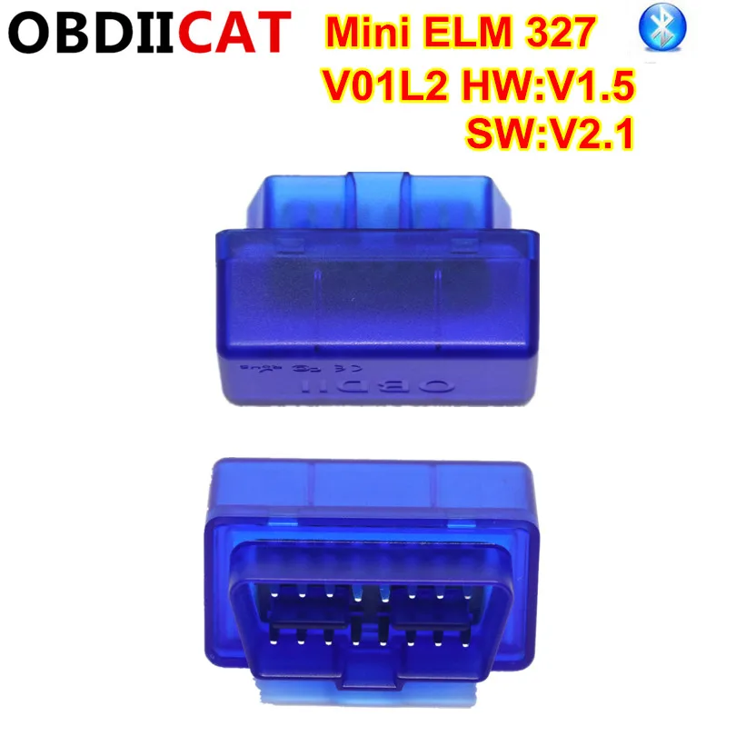 ELM327 V01L2 1/V01L2 Супер Мини ELM 327 Bluetooth HW версия 1 5 OBD2/OBDII Автомобильный диагностический