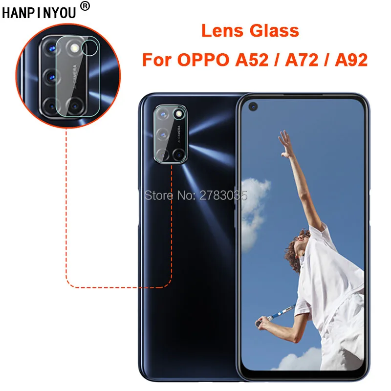 Для OPPO A52 / A72 A92 6 5 " прозрачная ультратонкая защитная задняя крышка для