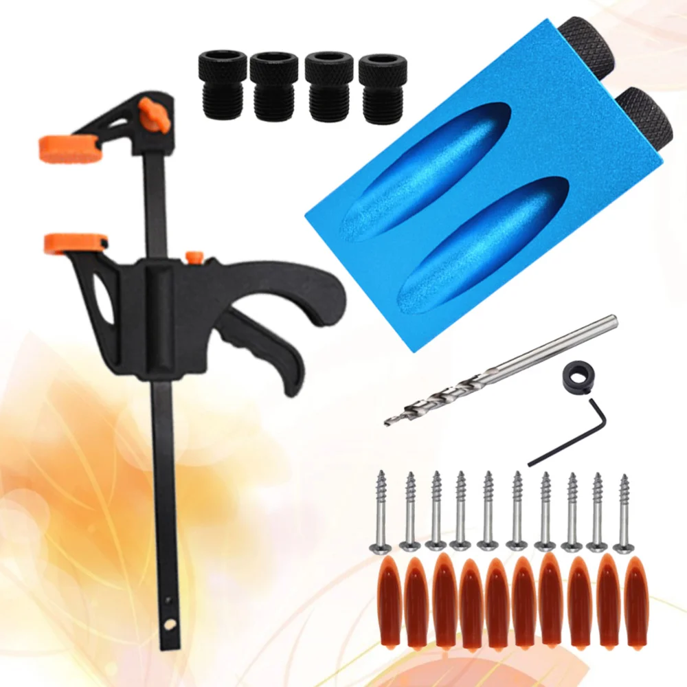 

31PCS Per Set Woodworking Use Inclined Hole Locator Degree Angle Inclined Hole Locator Blue