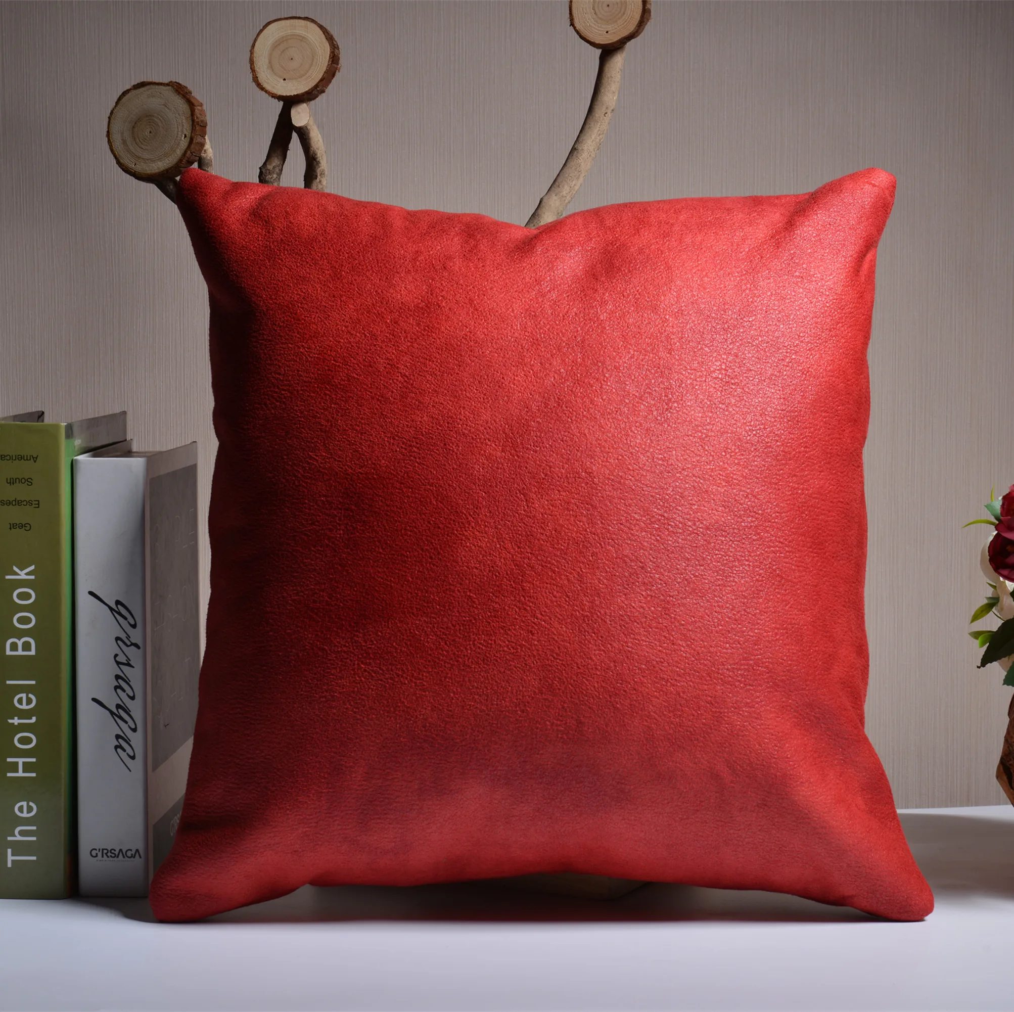 Искусственная телячья кожа дневные Чехлы чехол для диванной подушки 45x45 см