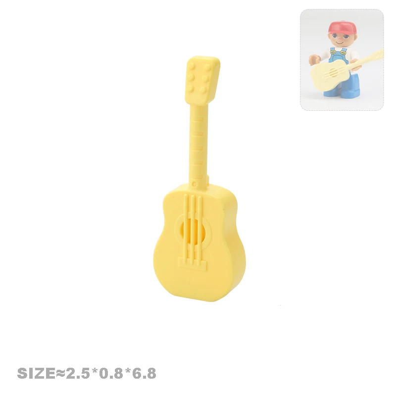 Большие строительные блоки аксессуары лошадка-качалка гитара литотрипсия торт