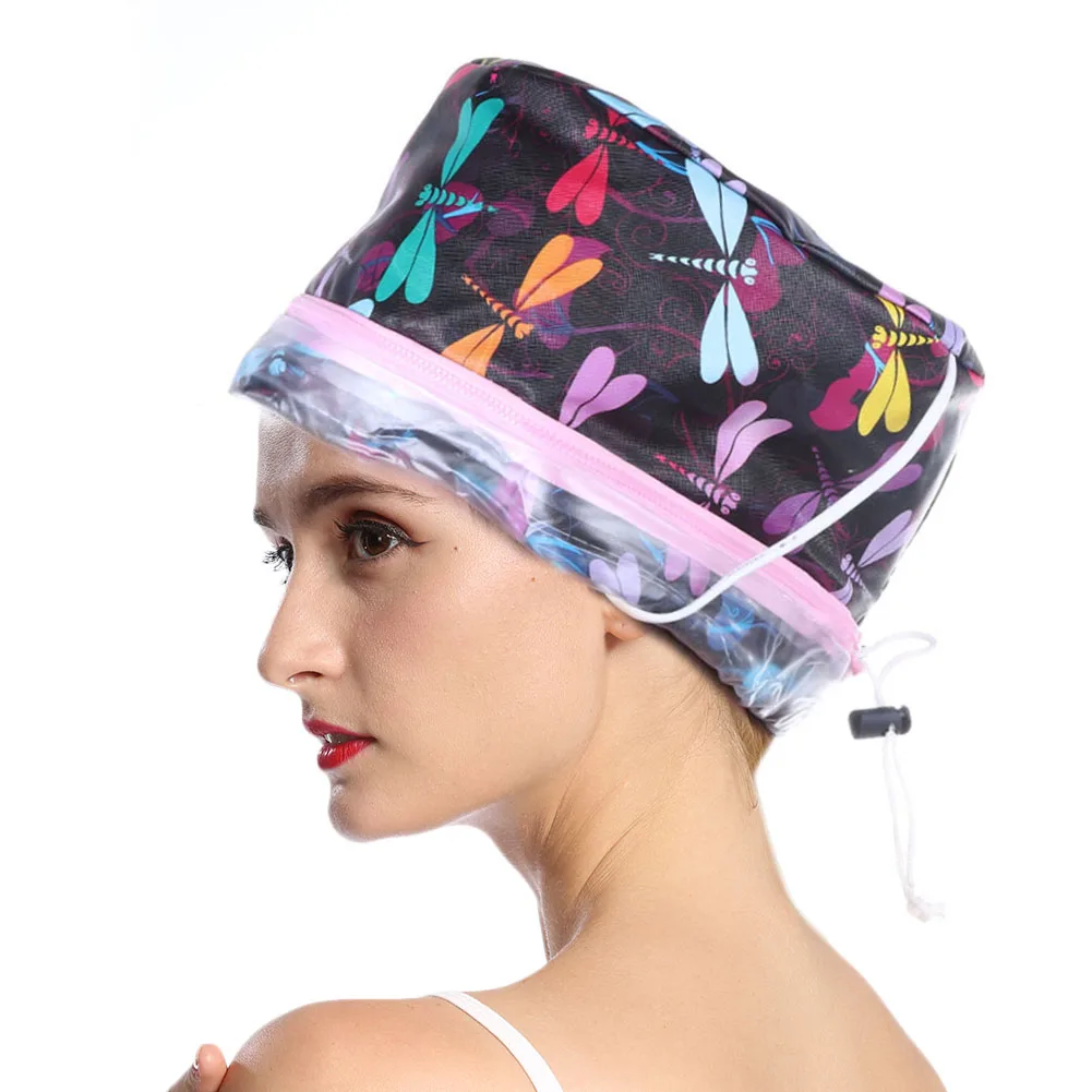 

Home Electric Heating Cap Oil Treatment Hair Steamer Temperature Adjustable Hair Mask Cap