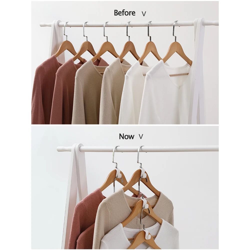 24 шт. вешалка для одежды крючок складной держатель хранения подвесная