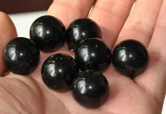 YM 326 7pcs NATURAL black obsidian CRYSTAL SPHERE BALL Healing | Statues &amp Sculptures
