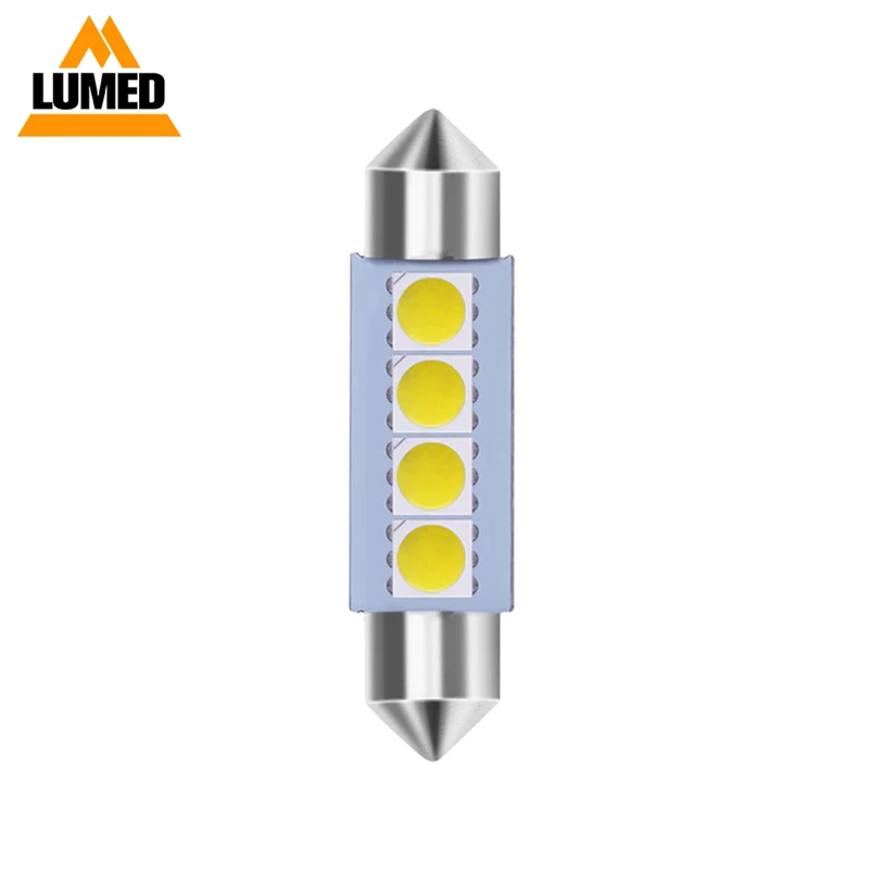 100 шт. C5W светильник льная лампочка для внутреннего освещения автомобиля