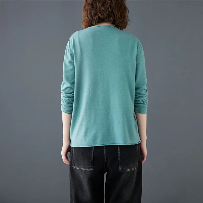 

[IEQJ] Sweatshirt Women Patchwork Slim Wild Office Lady Designed Full Sleeve Lapel Collar 2021 Spring Autumn New Fashion TU408