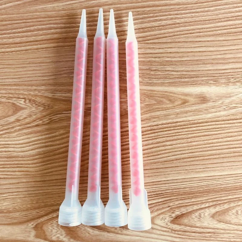 

5pcs Plastic Round Mixed Tube Static Mixing Nozzle Two Component Glue Quick Mixer Adhesives Mixing Dispenser Epoxy Resin Tool