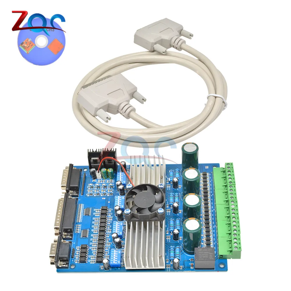 TB6560 DC 12-36V 3A 4-осевой Драйвер шагового двигателя плата контроллера CNC двигатель