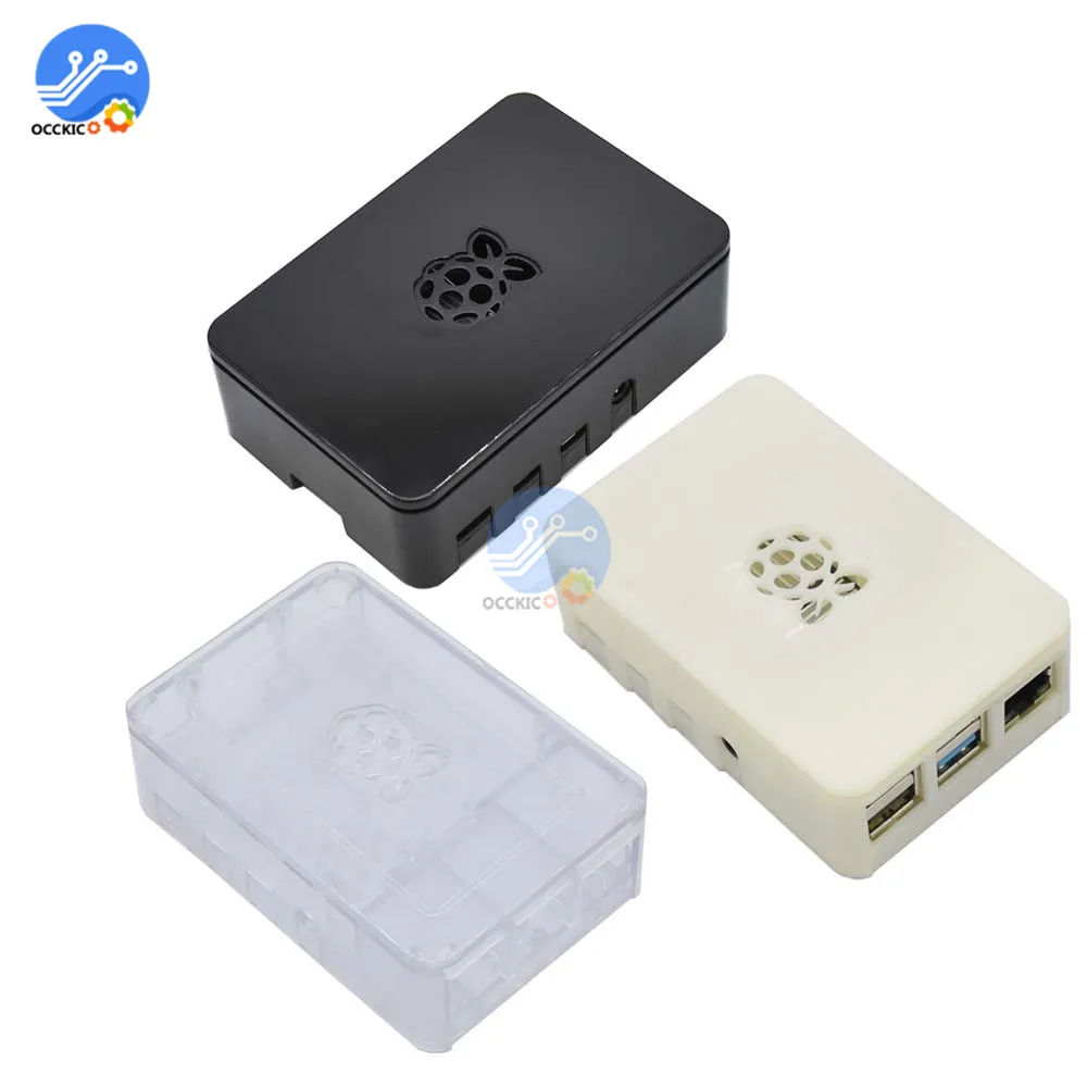Для Raspberry Pi 4 корпус абс коробка V4 оболочка для Raspberry Pi 4 защитная крышка Черный Белый прозрачный