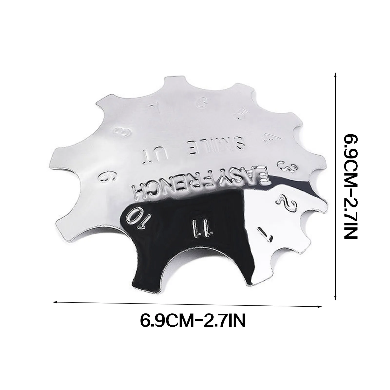 

1pc Nail Art Edge Metal Trimmer Nail Form Cutter Clipper Styling Nail Gel Easy French Trim Smile Line Nail Template Tools