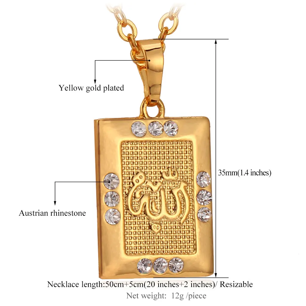 Кулоны для женщин и мужчин ожерелья Бога подвески золотого/серебряного цвета