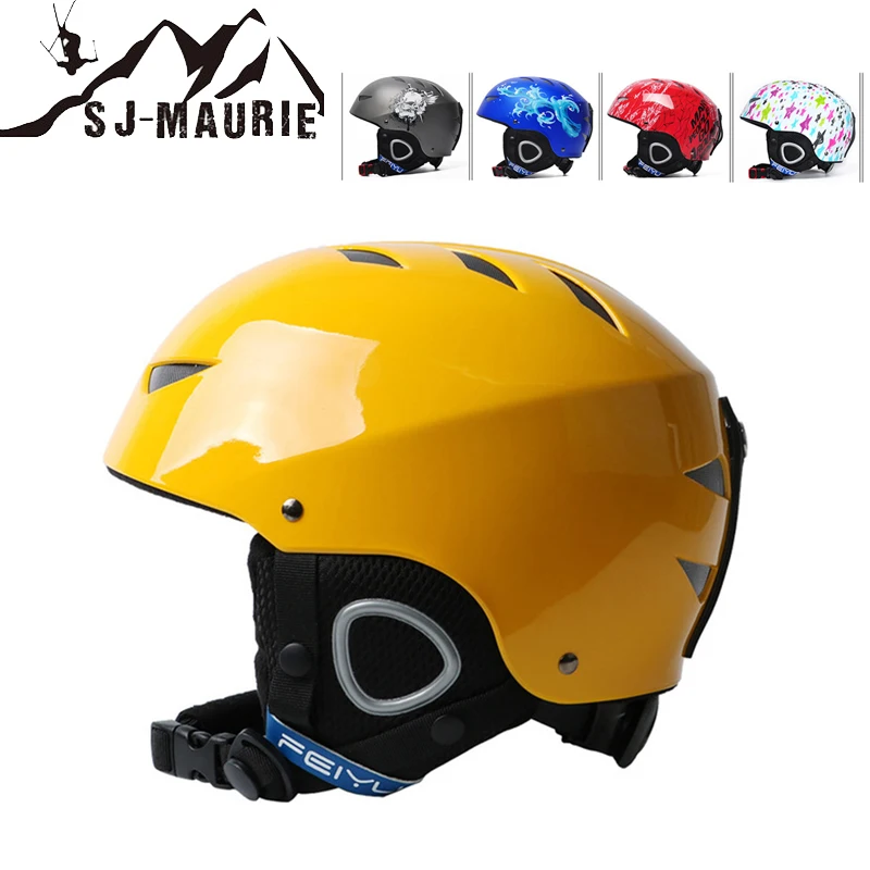 4 вида цветов лыжный шлем пара защитный Сноуборд Лыжный интегрально формованный