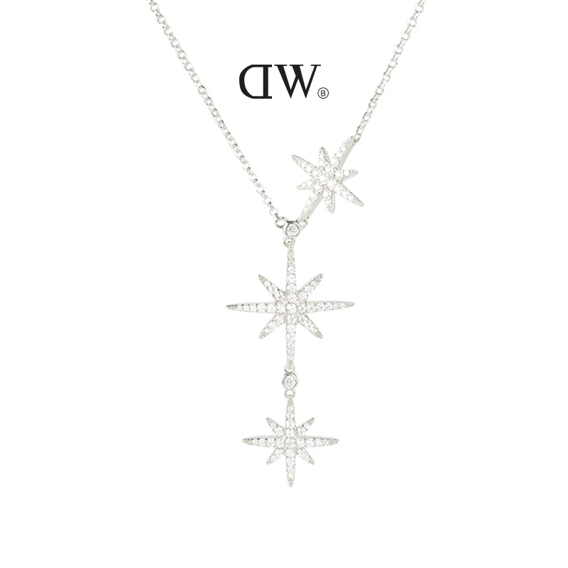 

DWB Original Esign New High Quality Fashion Light Luxury Ladies Six-Pointed Star Clavicle Necklace Couple Gift Girlfriend Gift