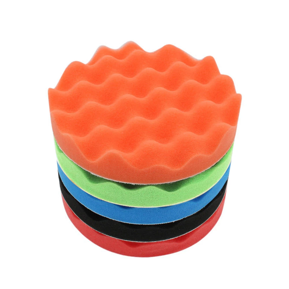 

7" Polishing Sponge Waxing Buffing Pad Compound Auto Car Polisher Drill Kit 30mm for pneumatic or electric polishing machine