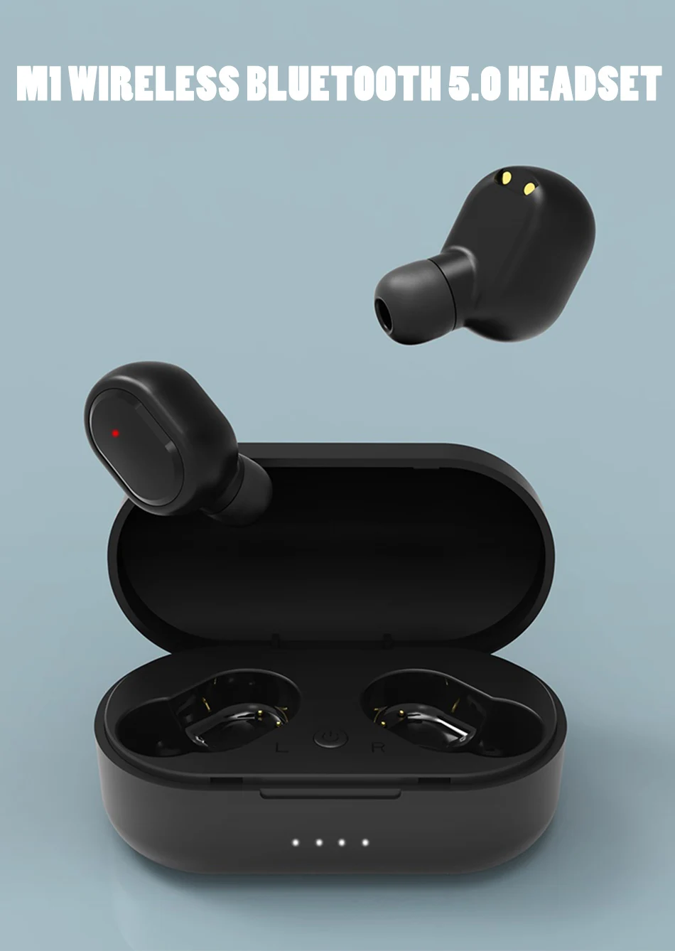 TWS Bluetooth наушники IPX6 водонепроницаемые V5.0 наушники беспроводные наушники для Andorid Ios с функцией громкой связи гарнитура