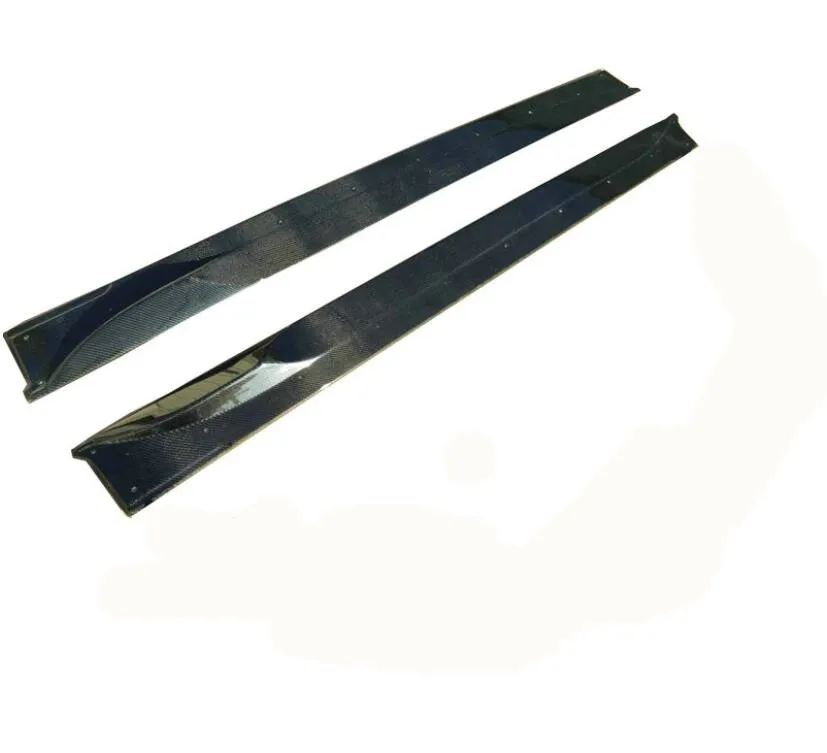 Side skirts Углеродного волокна передний бампер для губ задний бампер диффузор боковые юбки спойлер подходит для Jaguar F-TYPE Тип - Цвет: Side skirts
