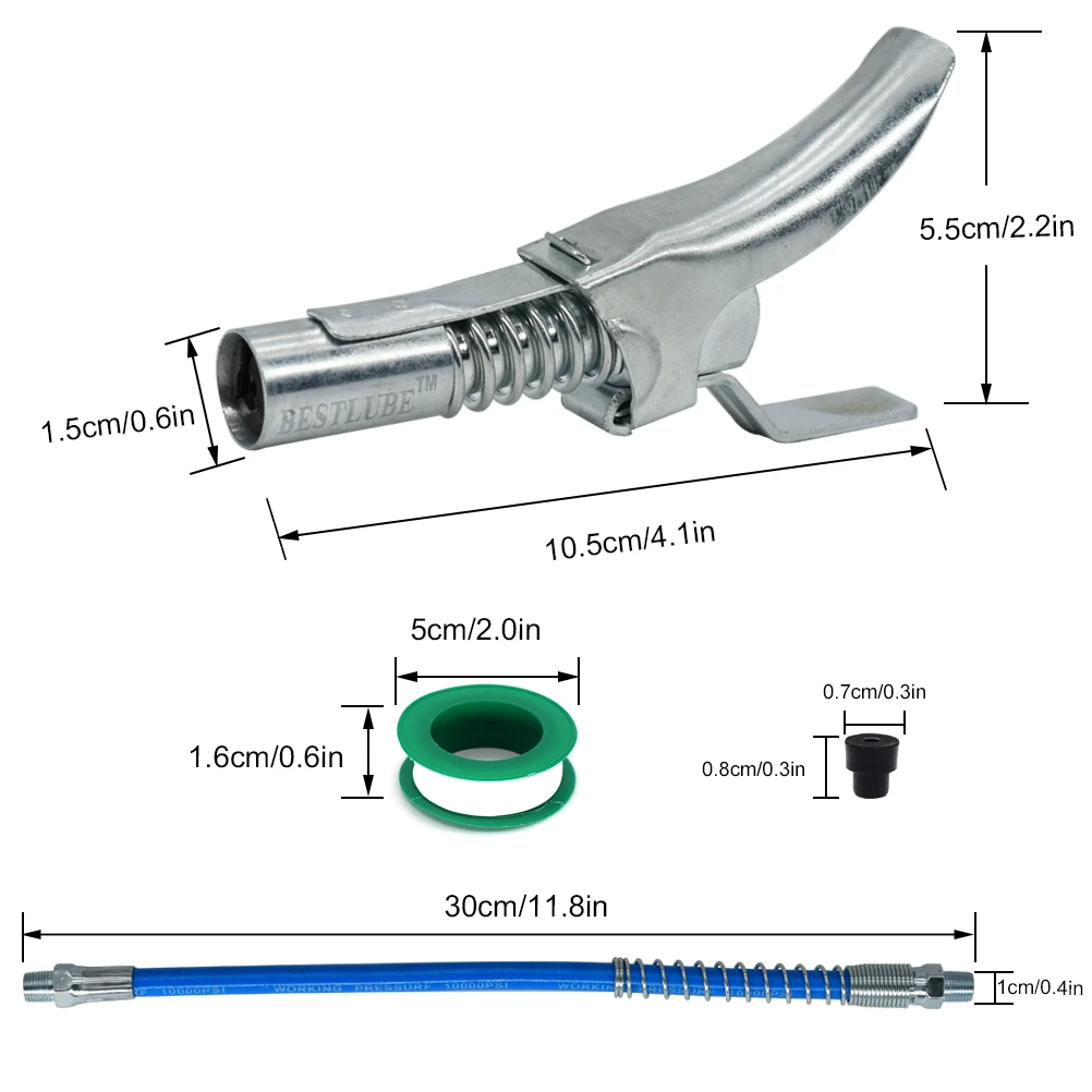 Соединительная муфта для шприца смазки быстросъемный фитинг двойная ручка 1/8