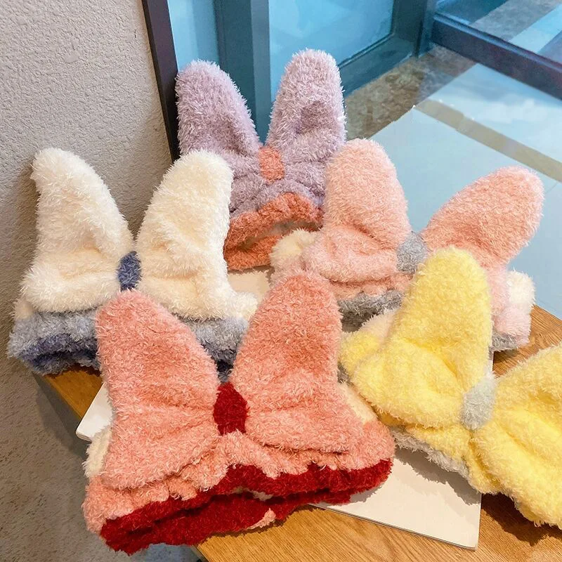 

Мягкие эластичные повязки для волос QCOOLJLY, повязка для волос для спа-ванны, душа, макияжа, мытья лица, повязка для волос для женщин, аксессуары...