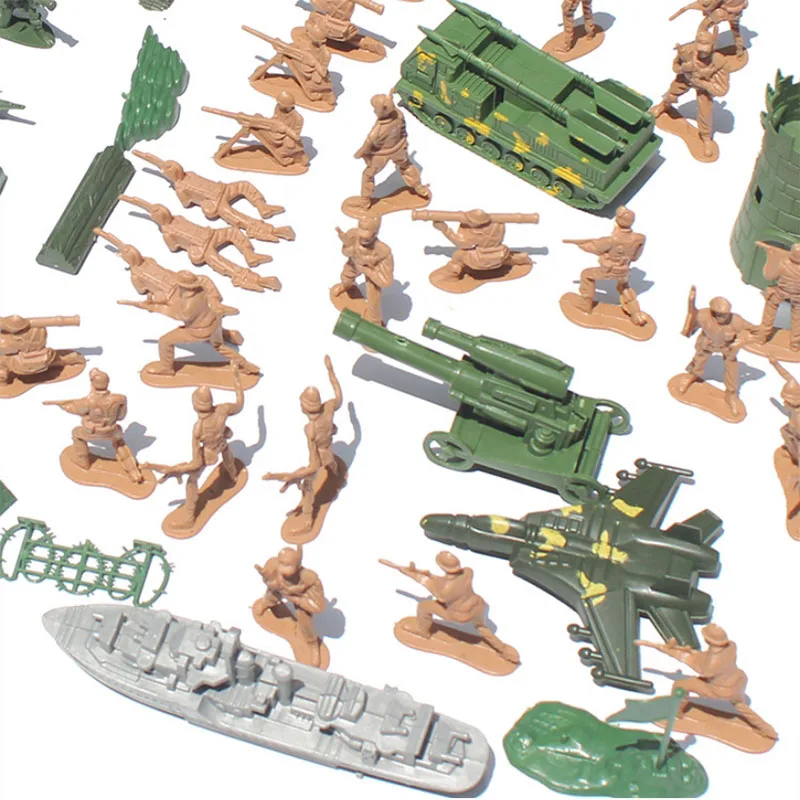 Пластиковая фигурка солдата модель игрушки военные аксессуары костюм армейские