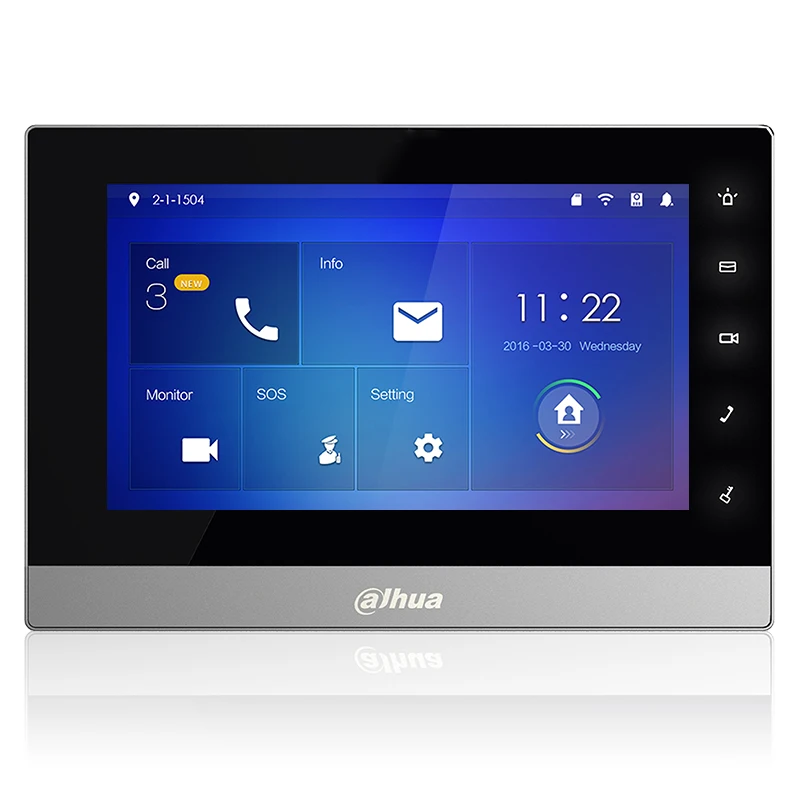 Dahua VTH1510CH S1 оригинальный многоязычный видеодомофон 7 дюймовый внутренний
