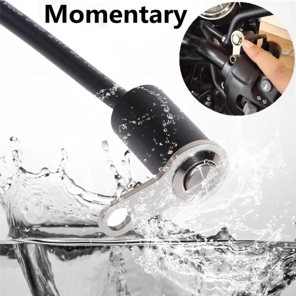 

Motorcycle Switch IP65 Screw Mount Aluminum Motorbike Rear View Mirror Switch for 12V DC Electrical System Motorbike Rear View M