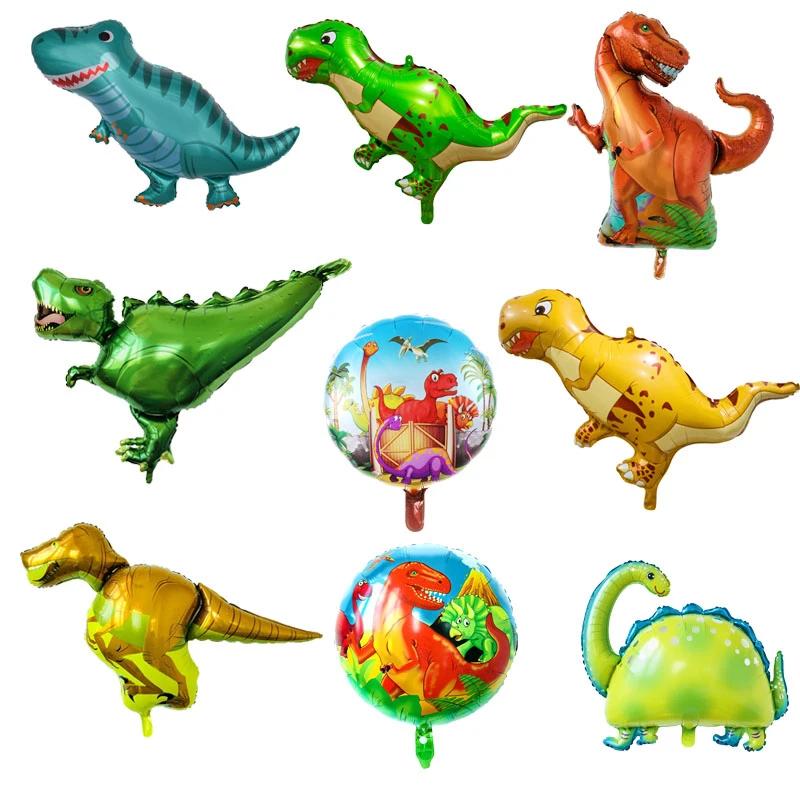 

1pc Giant Dinosaur Foil Balloons Jurassic World Animal Ballons Birthday Party Decorations Kids Supplies Toys Baby Shower Globos