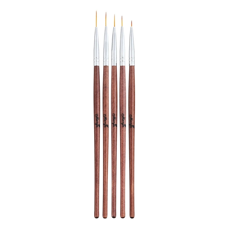 Ультратонкие деревянные ручки для рисования 5 шт./компл./набор ногтей карандаш с